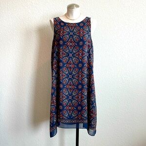 Max Edition Large Sleeveless Navy Dress